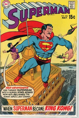 SUPERMAN #226 HI GRADE SUPERMAN AS KING KONG GEM