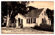 Vintage Divided Back Postcard Daniel Webster House Dartmouth Hanover NH