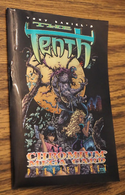 1997 Tony Daniel The Tenth Chromium Mega Card Preview Set 7 Cards w/Folder