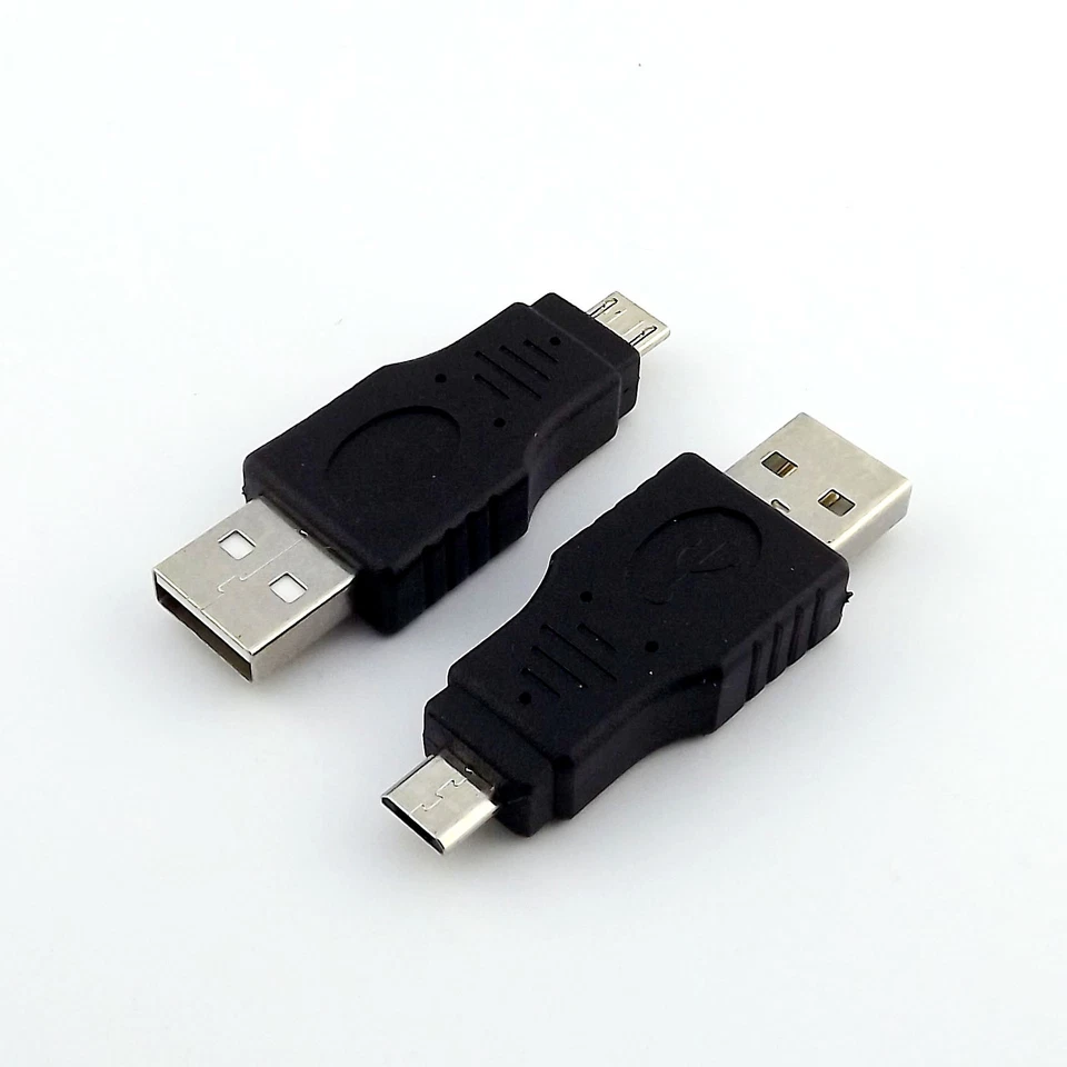 1pc USB 2.0 A Male to Micro B USB 5 Pin Male Adapter Converter Mobile Connector - Image 3 of 4
