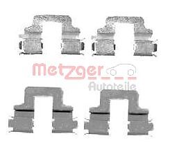 Rear METZGER 109-1731 Accessory Kit, disc brake pad for FORD,LAND ROVER,VOLVO