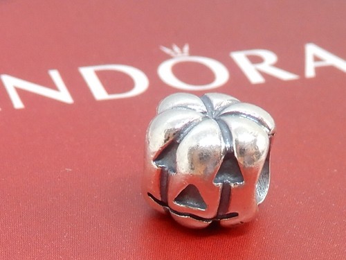 Pandora Sterling Silver Jack-o-Lantern Pumpkin Charm 790393