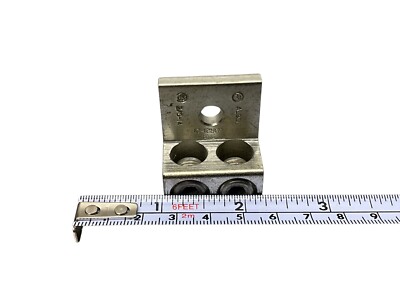 Blackburn ADR21-21 Dual Rated Aluminum Mechanical Two Barrel Lugs #2/0 (12 PCS)