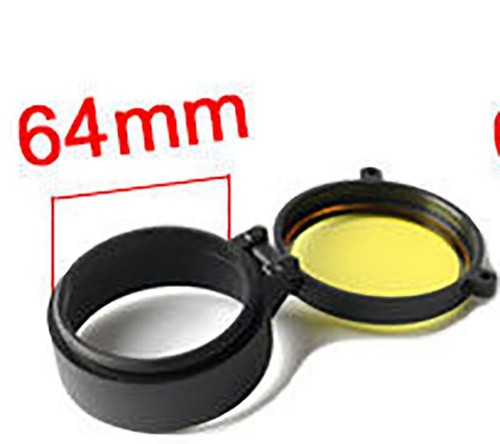 Rifle Scope Quick Spring Protection Lens Cover Flip Up Cap Objective Lense Lid - Picture 33 of 38