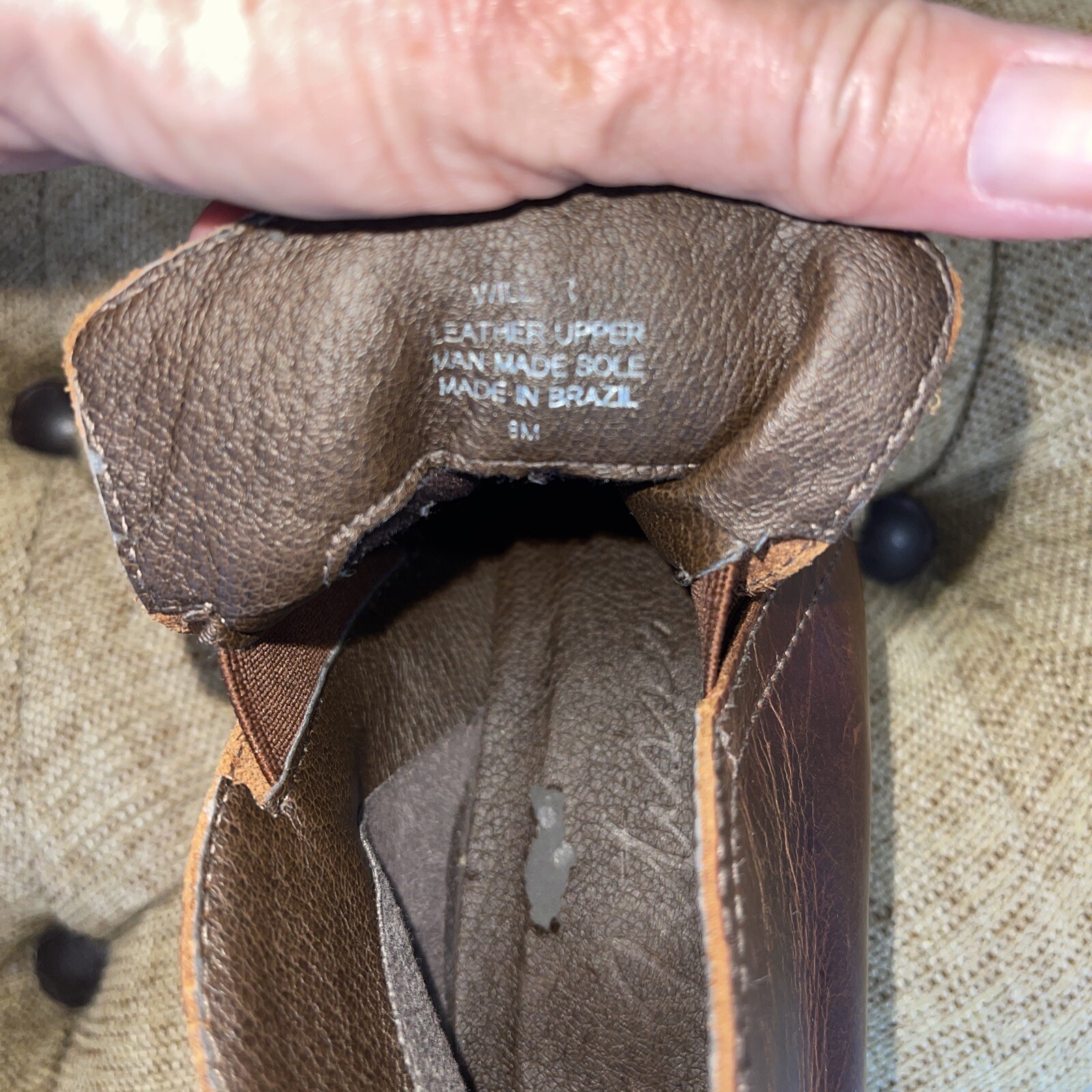 Matisse Brown Leather Booties Sz 8 Boots Distressed Yellowstone Boho Brazil Prep