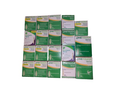 One Touch Verio Blood Glucose Test Strips Lot 770 Strips