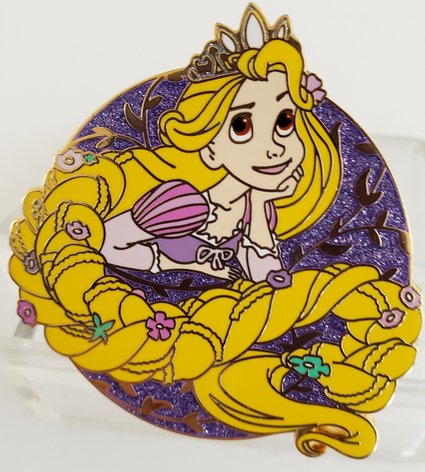 DISNEYLAND RESORT PARIS 2010 TANGLED RAPUNZEL DLRP PIN - FREE SHIPPING!!