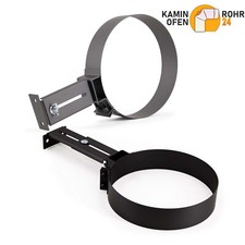 Verstellbarer Wandhalter 125 - 200 mm für Isoliertes Doppelwandiges Ofenrohr