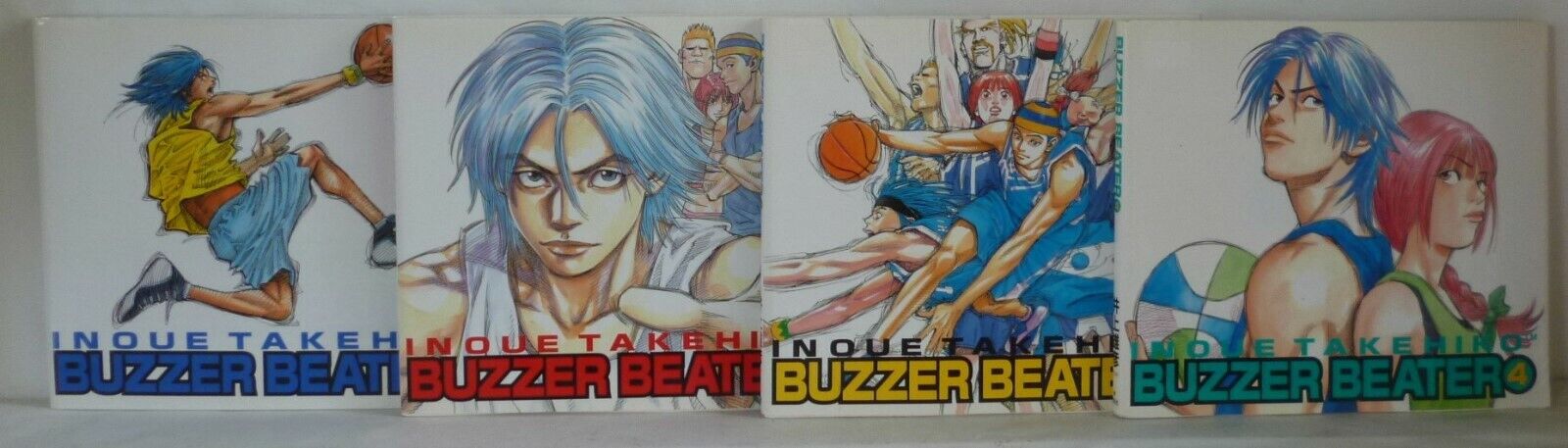 Takehiko Inoue manga: Buzzer Beater 1~4 Complete Set Japan Comic Book