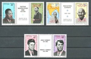 Cameroun #YTPA151-YPAT154B MNH 1969 Moon Landing Gandhi [Mi592-Mi597]