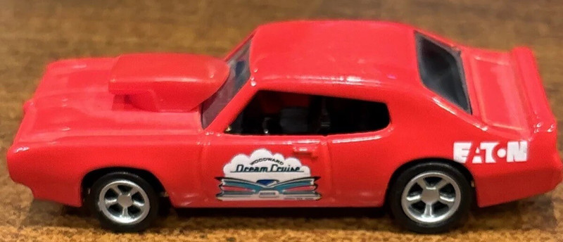 Vintage 2003 Woodward Dream Cruise 1969 GTO Racing Champions diecast car