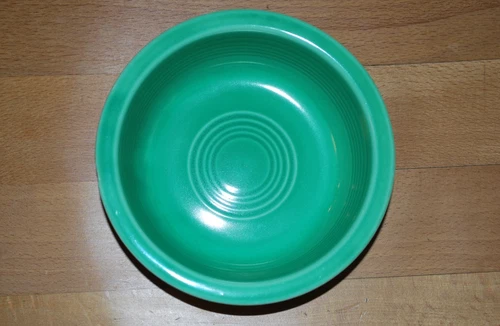 Vintage Fiesta  Homer Laughlin 5 1/2"Original Green Fruit Bowl