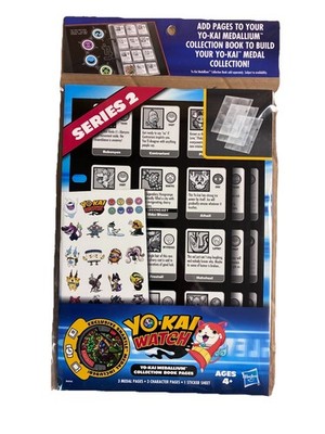 Yokai Watch Series 2 Medallium Collection Pages + Exclusive Snartle Medal -New!