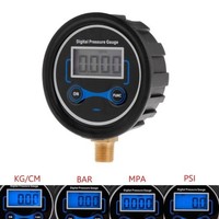 Eurowagens Digitaler Reifendruckmesser FüR Auto Bike Motorrad 1/8NPT
