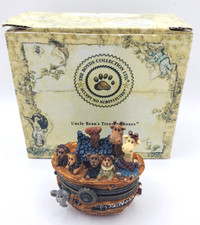 Boyds Bears Uncle Bean's Treasure Boxes  Surf  s Up  Noah  s Ark Drip McNibble