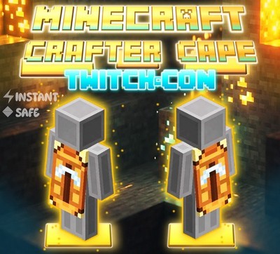 [SELLING] Minecraft Crafter Cape Twitchon 2026! [INSTANTLY AVAILABLE!]