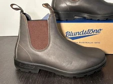 Blundstone 500 Chelsea Boots Stout Brown Unisex AU 8.5/US M 9.5/W 11.5/EU 42.5