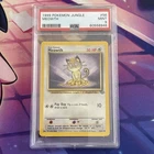 Pokemon Card | PSA 9 Meowth 56/64 English Vintage 1999 Jungle