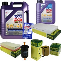 Inspektionskit Filter Liqui Moly ÖL 6L 5W-40 FüR CitroëN Jumpy Peugeot Expert