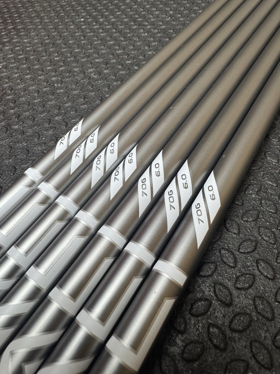 Set Of 7 Project X Denali Frost Silver 70g 6.0 Stiff Flex Iron