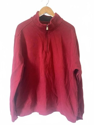 Arrow Herren Sweatshirt rot Half-Zip XL