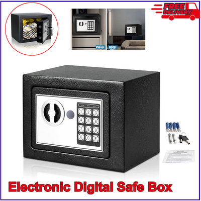 #ad Digital Electronic Safe Box Keypad Lock Security Home Office Cash Jewelry New $29.89