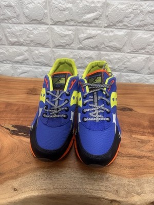 Saucony Shadow 6000 Blue Volt Orange Men s 7.5 Retro Running Shoes S70643-1
