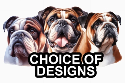 Bulldog Self Adhesive Dog Sticker