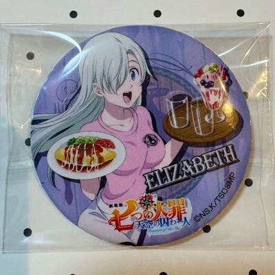 The Seven Deadly Sins Elizabeth Can Badge Buta no Hattei Tokyo Sky Tree