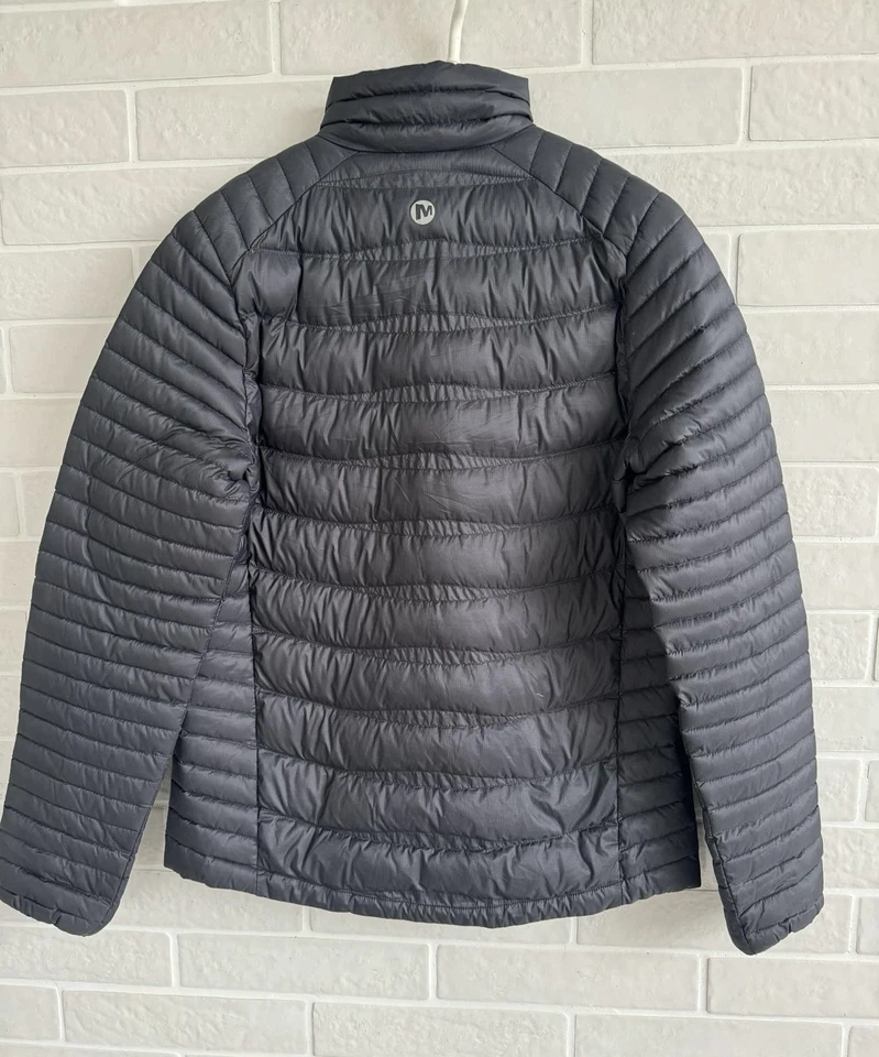 Merrell Women’s Micro Puffer Jacket Size S – Gray Lightweight Outdoor Coat - Image 3 of 4