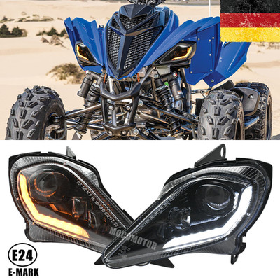 E24 Paar LED Scheinwerfer Blinker Für Yamaha ATV Raptor 700 250 350 YFZ 450 450R