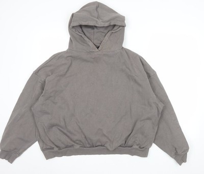 Grauer Damenpullover Hoodie UK-Größe 8 Luxe To Kill