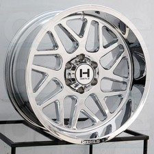20x9 Hostile H108 Sprocket 6x5.56x139.7 10 Chrome Wheels Rims Set4 106.1