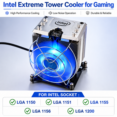 Intel XTS100H Extreme Tower Heatsink Gaming Cooler for LGA 1150