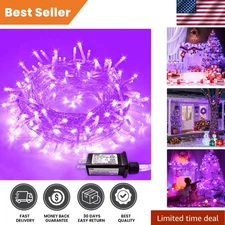 Certified 66ft 200 LED Purple Lights - Perfect for Indoor & Outdoor Magic