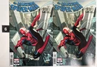 AMAZING SPIDER-MAN #25 1:100 & 2ND PTG 1:25 JOHN ROMITA JR INCENTIVE LOT OF 2