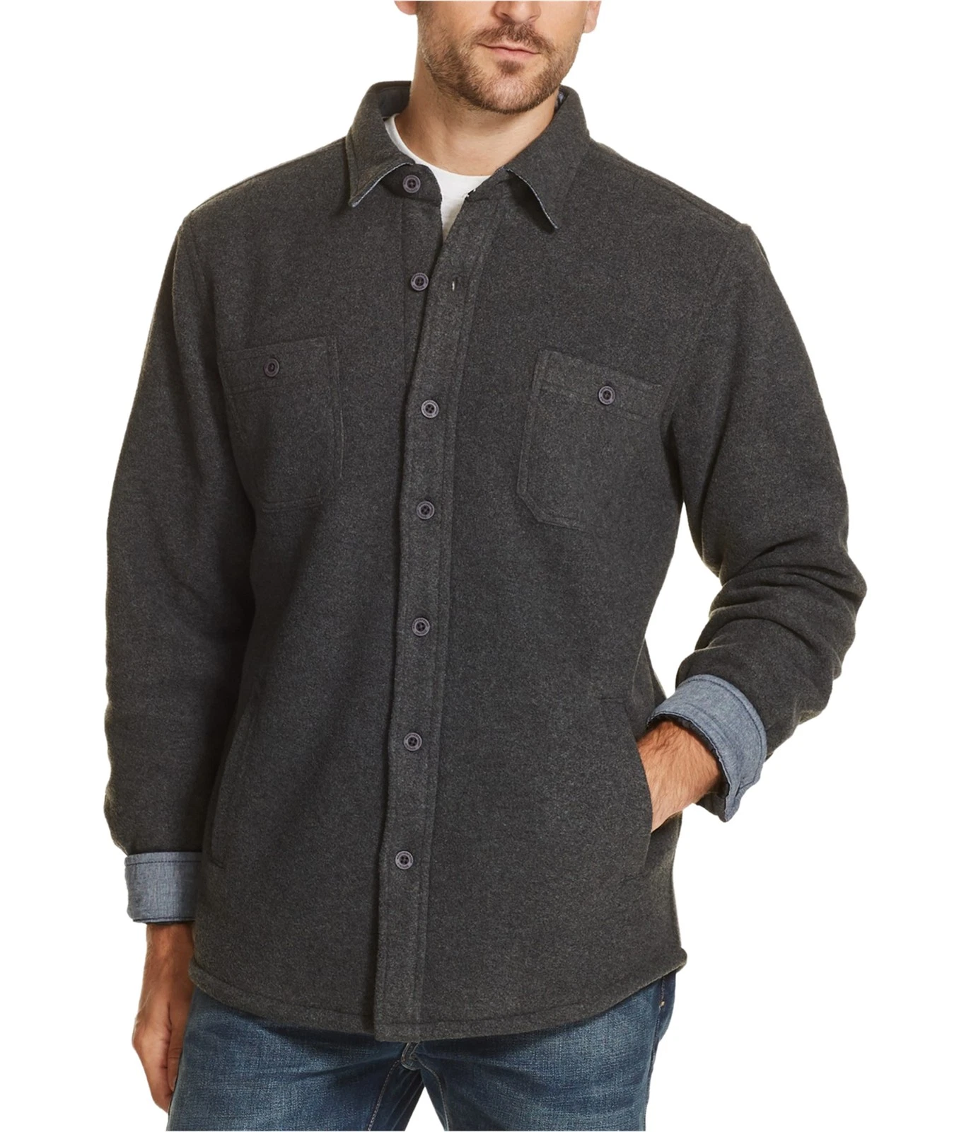 Weatherproof Mens Fleece Lined Shirt Jacket
Opens in a new window or tab