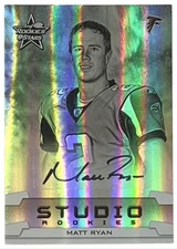 2008 Leaf Rookies & Stars Studio Rookies Autograph #SR-4 Matt Ryan Falcons /25