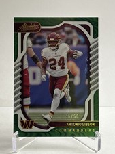2022 Panini Absolute Green Spectrum Antonio Gibson #97 /50 Commanders