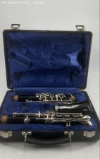Bundy Black Musical Instrument Clarinet With Hard Carrying Case