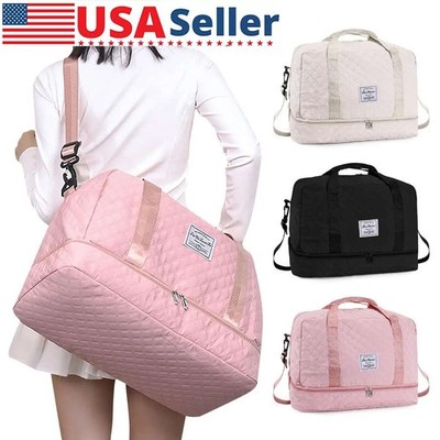 Travel Tote Bag for Women, Weekender Carry-on Tote, Large Duffel Bag Gym Bag new