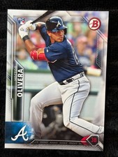 Hector Olivera Atlanta Braves RC 3B Bowman Chrome Rookie Baseball Card 2015 Topp