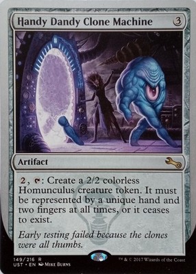 149/216 HANDY DANDY CLONE MACHINE RARE INSTABLE MTG KARTE
