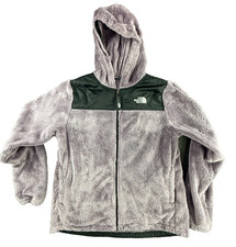 The North Face Oso Osito Raschel Fleece Full Zip Hoodie Girls Size XL