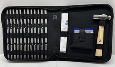 Metal Punch Stamping Kit Set Lower Case Letters Numbers Jewelry Leather Crafts