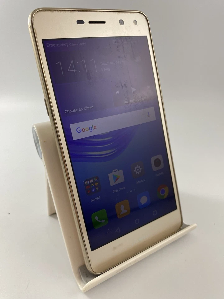 Huawei Y6 2017 Gold Unlocked 16GB 5.0" 13MP Android Touchscreen Smartphone - Image 3 of 4