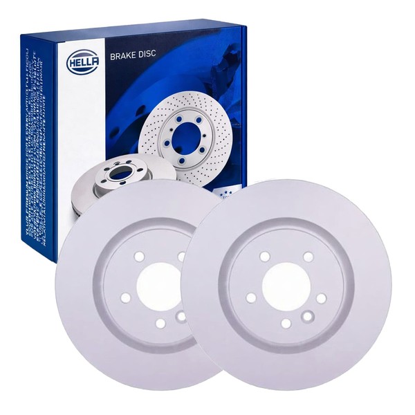 2X Hella Pagid Bremsscheiben Ø360Mm Vorne Passend FüR Land Rover Discovery Range-image