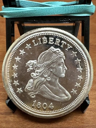 Vintage 1981 - 1804 Draped Bust Liberty - Gems By Michael 1 Oz Silver Bullion