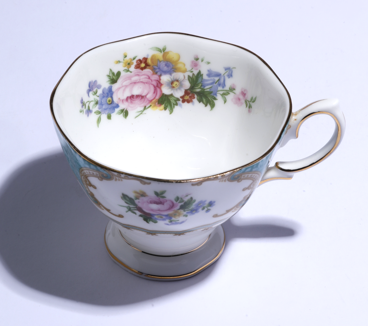 Vintage Royal Albert Lady Ascot fine bone china tea cup and saucer