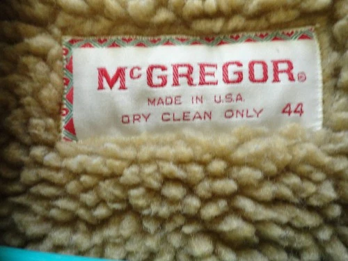 VINTAGE 1970'S McGREGOR MENS HEAVY DUTY WARM JACKET SIZE 44 image 3